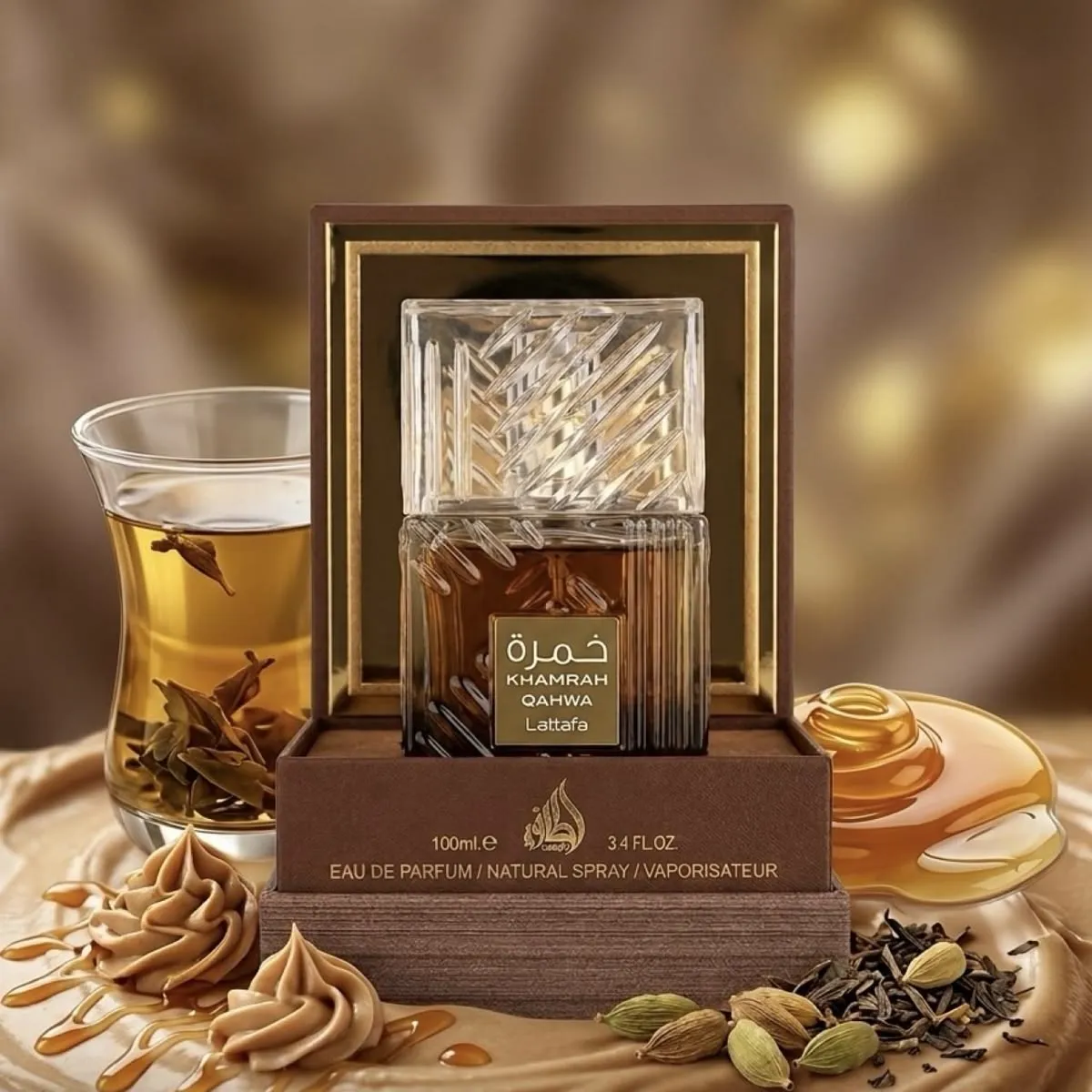 Lattafa Khamrah Qahwa Perfume Decant - 5ml & 10ml | Fragaura